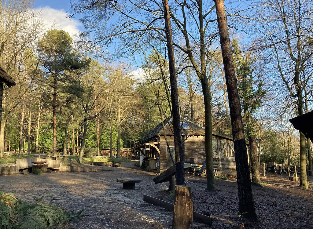 Wilderness Wood at Hadlow Down, which runs a themed trail and a week of workshops over half term.