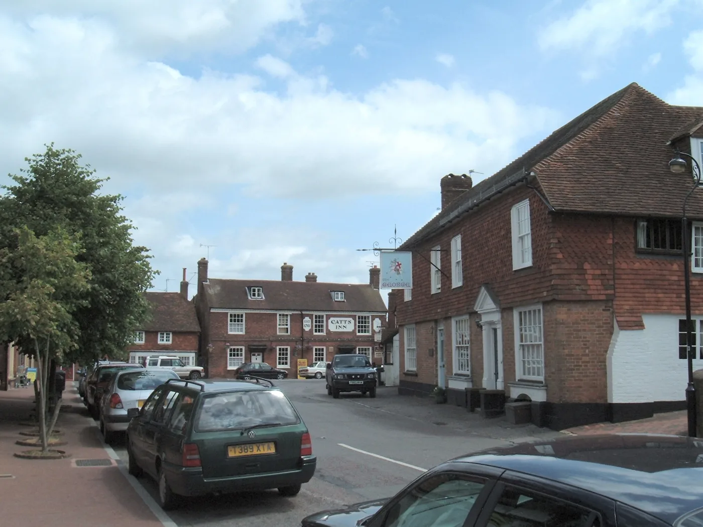 The centre of Rotherfield, by the Catts Inn. The photo is not from bonfire night.